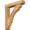 Ekena Millwork Olympic Block Rough Sawn Bracket w/ Offset Brace, Western Red Cedar, 6"W x 30"D x 34"H BKT0604X30X34OLY05RWR - alternate 1